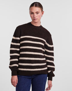PIECES - Mole Stripe Knitted Jumper