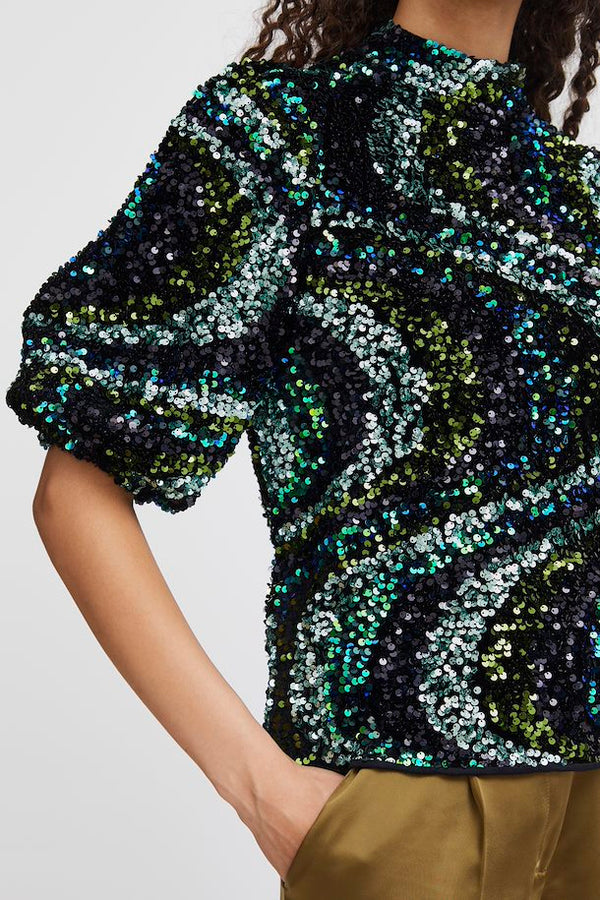 B.Young Samio Sequin Blouse