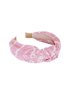 Pink Pilsse Knot Headband