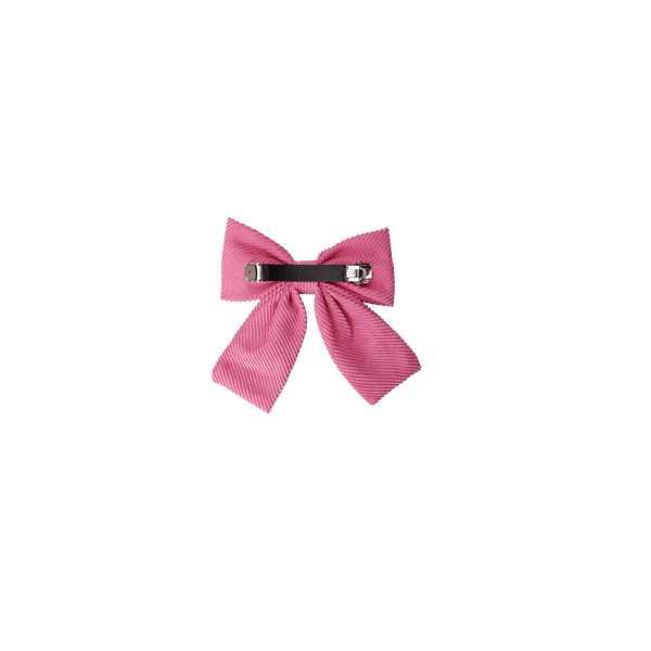Pink Corduroy Bow
