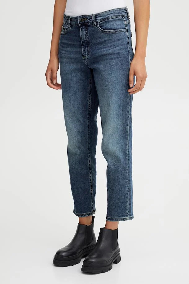 ICHI Medium Blue Raven Jeans