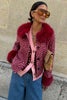 Never Fully Dressed - Burgundy Deer Jacket