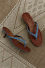 Never Fully Dressed - Denim Sandal Mule