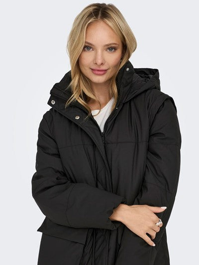 ONLY - Black 2 - IN - 1 Puffer