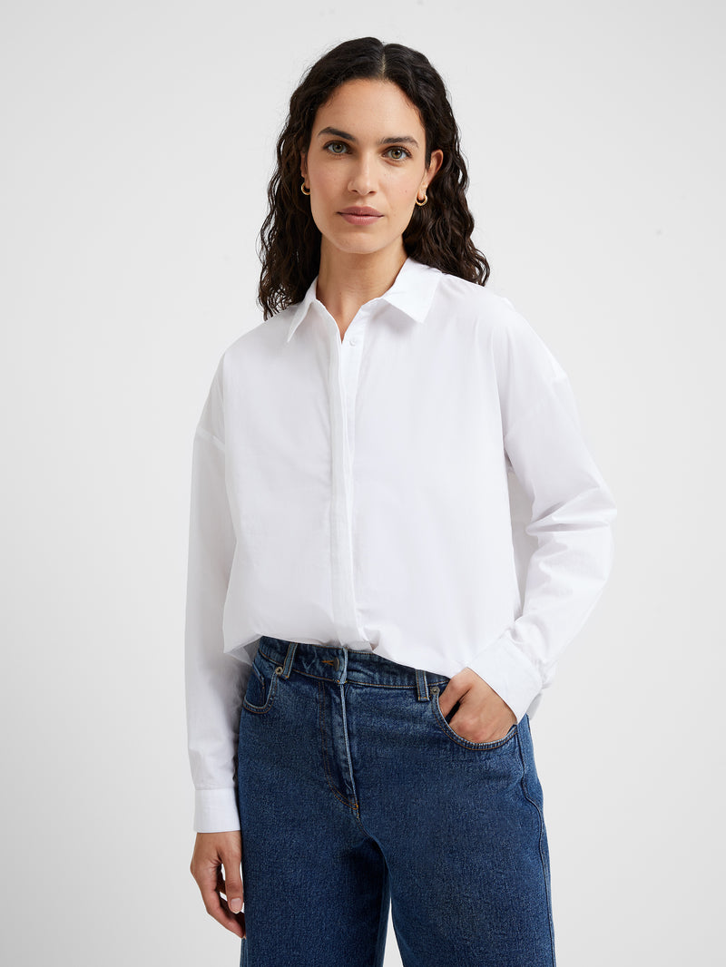 Great Plains - White Boyfriend Shirt