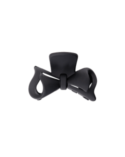 Mini Bow Black Matte Clip