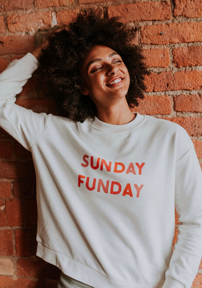 SORELLE - Ecru Sunday Funday Sweatshirt