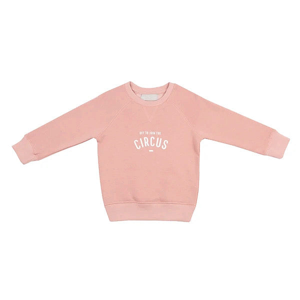 Mini Parade -  Faded Blush Off To Join The Circus Sweatshirt