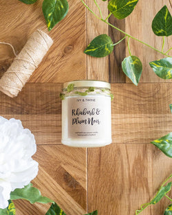 Ivy + Twin Rhubarb and Plum Noir Candle