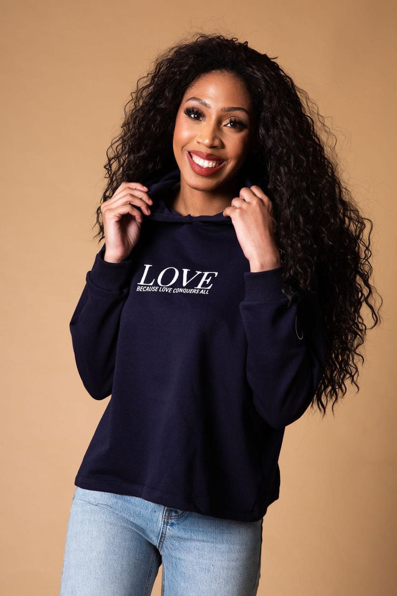 SORELLE - Navy Love Hoodie