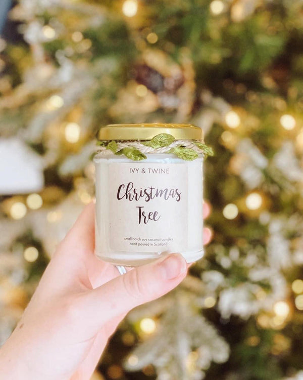 Ivy + Twin Christmas Tree Candle
