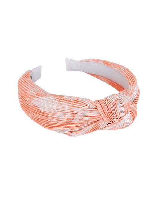 Peach Abstract Knot Headband