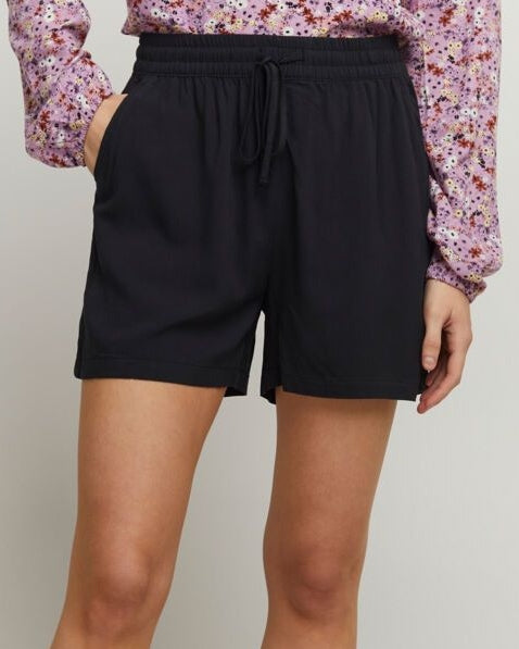 B.Young Black Casual Shorts