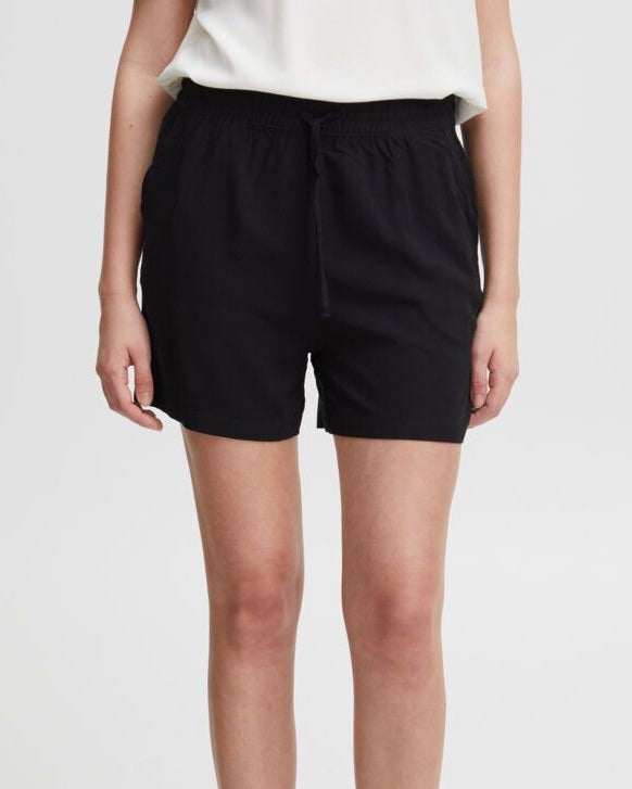 B.Young Black Casual Shorts