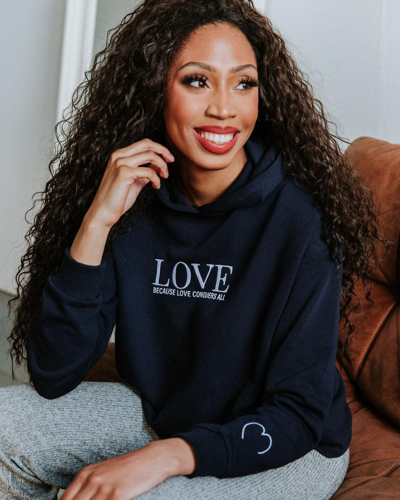 SORELLE - Navy Love Hoodie