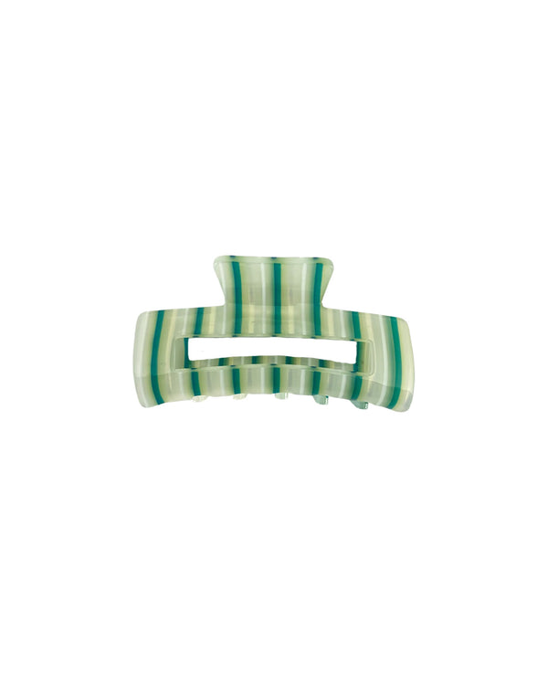 Green Stripe Bulldog Clip