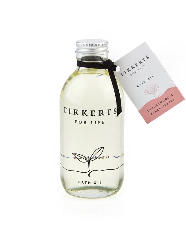 Fikkerts For Life - Sandalwood & Black Pepper Bath Oil