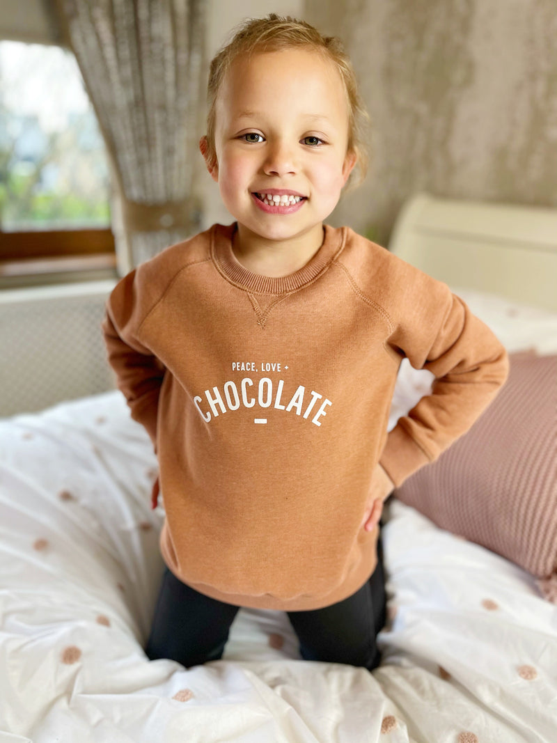 Mini Parade - Peace, Love & Chocolate Sweatshirt