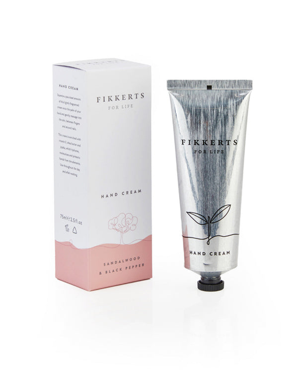 Fikkerts For Life - Sandalwood & Black Pepper Hand Cream