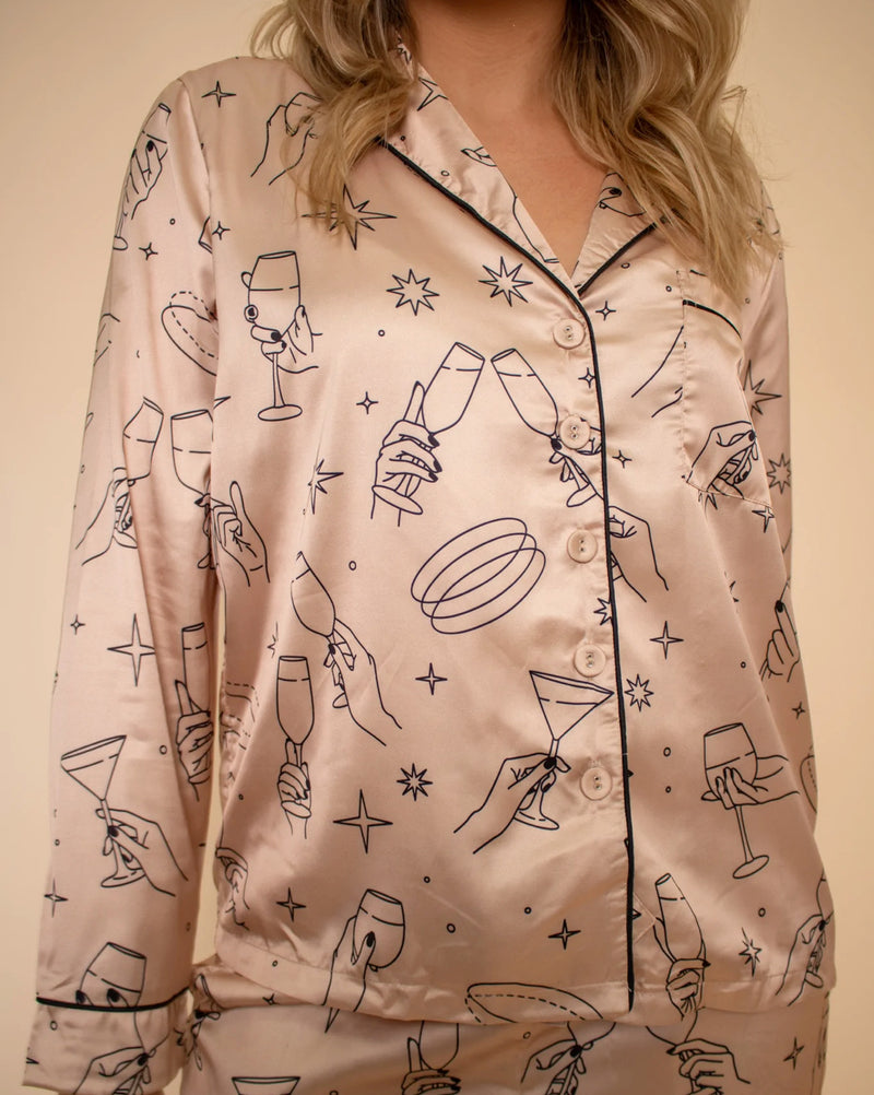 Prosecco Party Pyjama Set