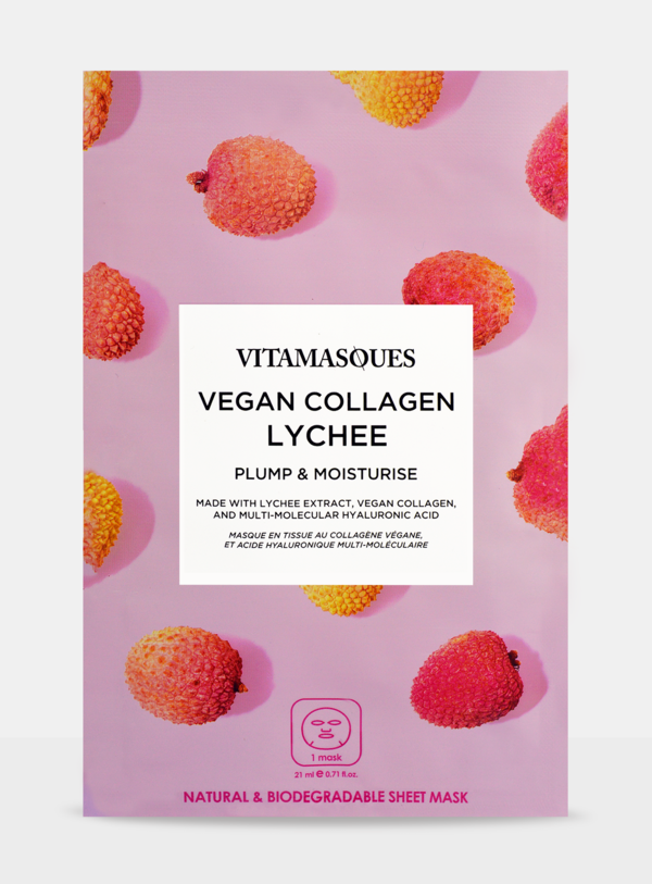 Vegan Collagen Lyche Sheet Mask