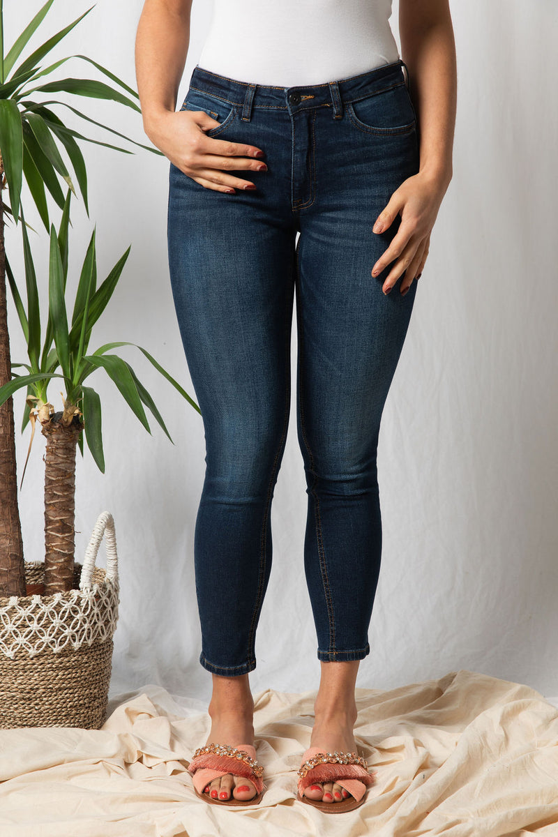 ICHI Lulu Medium Blue Jeans