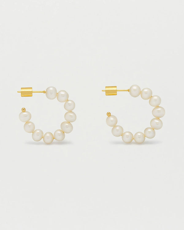 Estella Bartlett - Multi Pearl Hoop Earrings