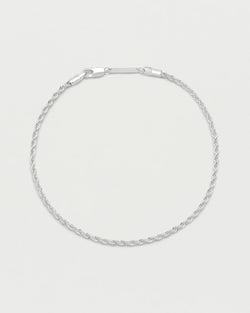 Estella Bartlett - Silver Chunky Rope Anklet