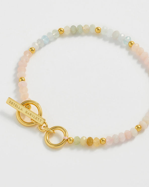 Estella Bartlett - Morganite T-Bar Bracelet