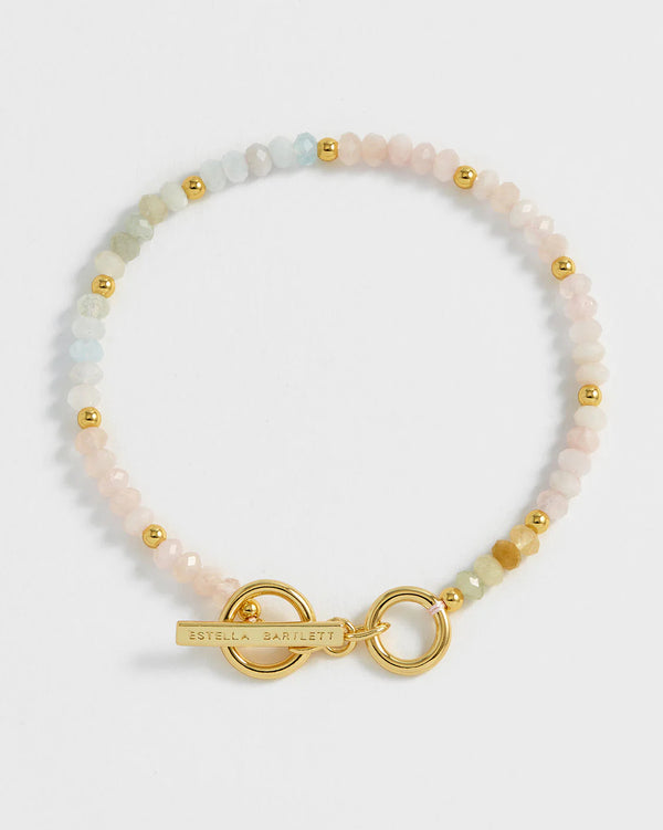 Estella Bartlett - Morganite T-Bar Bracelet