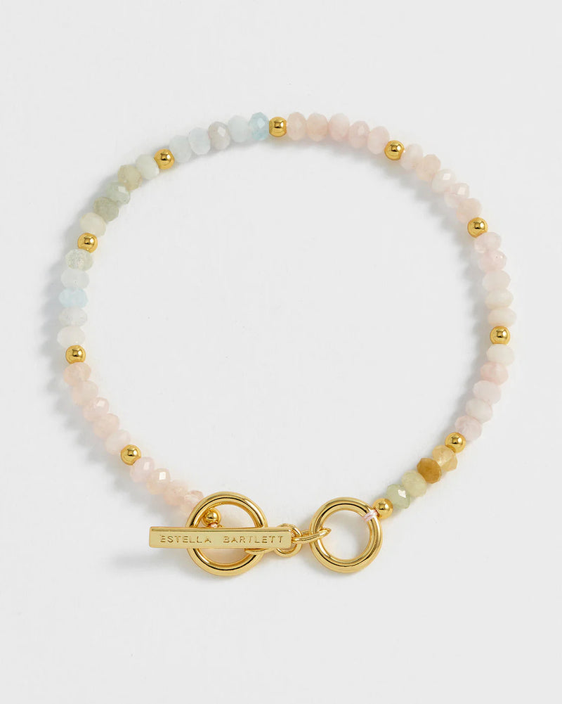 Estella Bartlett - Morganite T-Bar Bracelet