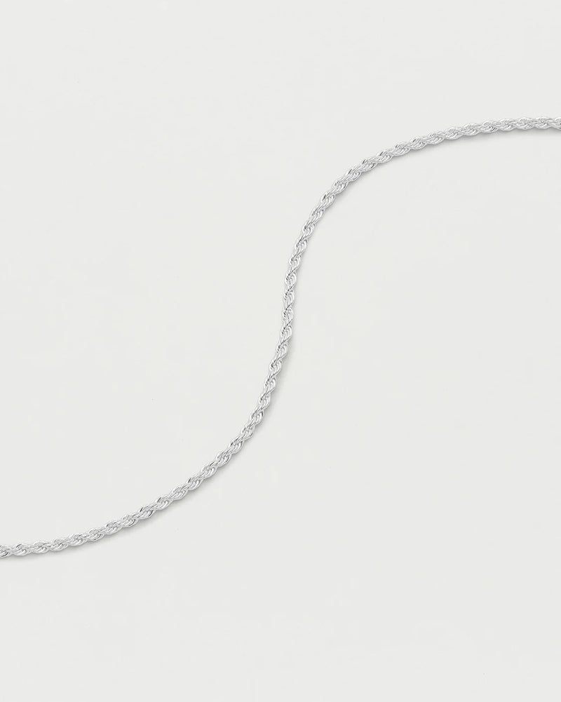 Estella Bartlett - Silver Chunky Rope Anklet