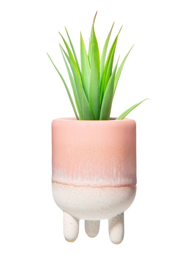 Mojave Glaze Pink Mini Planter